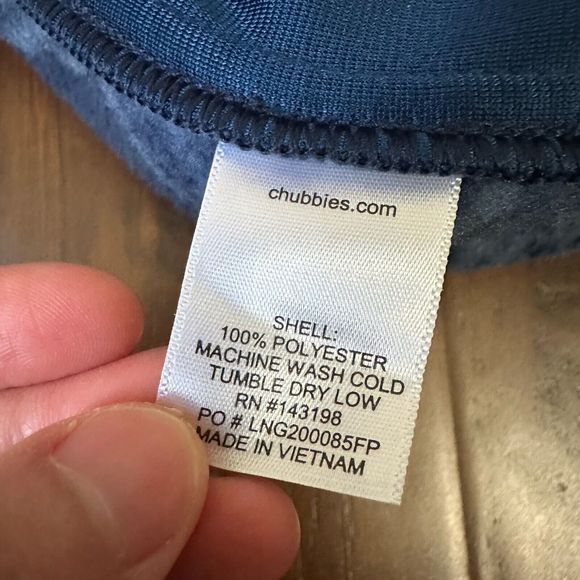 CHUBBIES The Island Hoppers Sherpa Lounger Shorts in Pineapple Navy - Picture 9 of 10